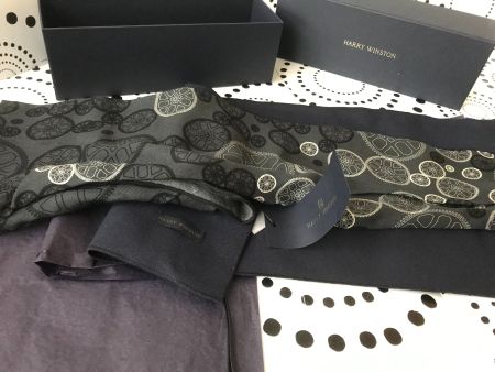 HARRY WINSTON ORIG. SUPERBE FOULARD ECHARPE - HORLOGERIE NEW