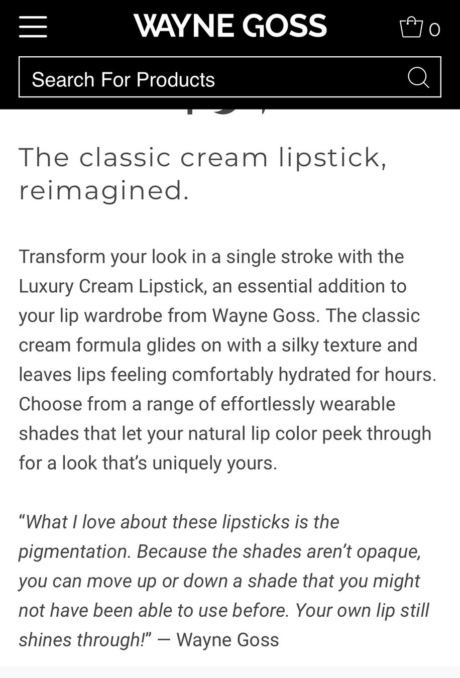Make-up: Wayne Goss Gloss,neu, Ladenpreis 22$ – Neu und originalverpackt aus Zürich von deruja 8