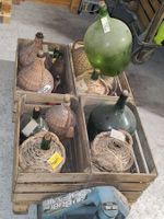 13 Korbflaschen  gebraucht, diverse Größen