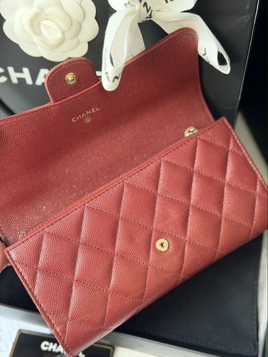 Chanel Portamonete: Chanel Sarah Long Wallet Holo 25 – Usato da Widnau venduto da Pukpan_99 5