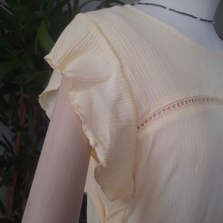 Damen Bluse hellgelb Grösse L guter Zustand