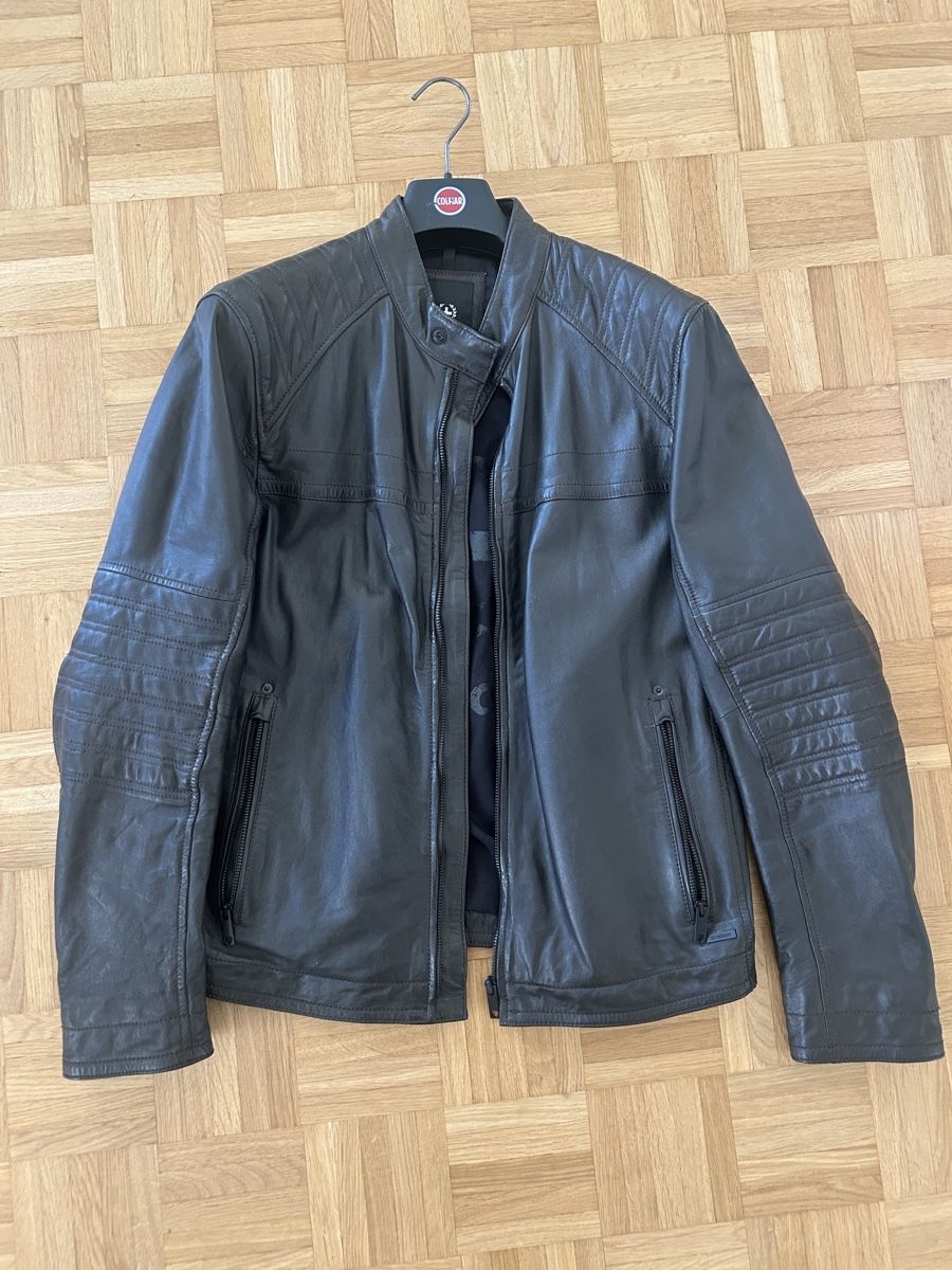 Strellson Giacche: Strellson Lederjacke Braun Gr 48  – Usato da Zollikerberg venduto da mg2011 1