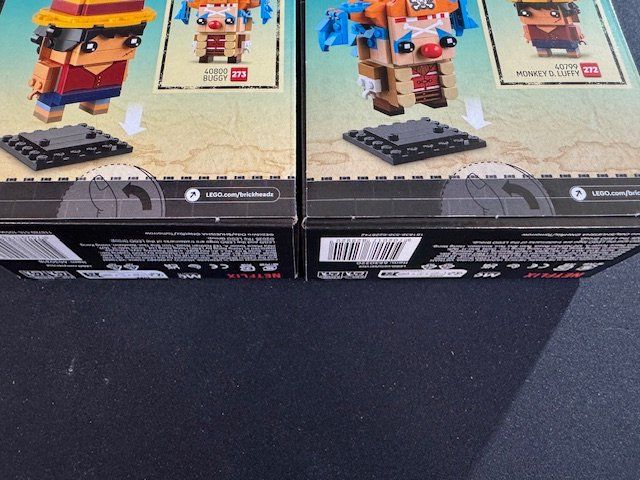LEGO Brickheadz 40799 40800 Luffy & Buggy Bundle, NEU/OVP (Neu und ...