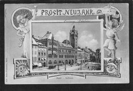 #Basel , Rathaus , gel. 1905