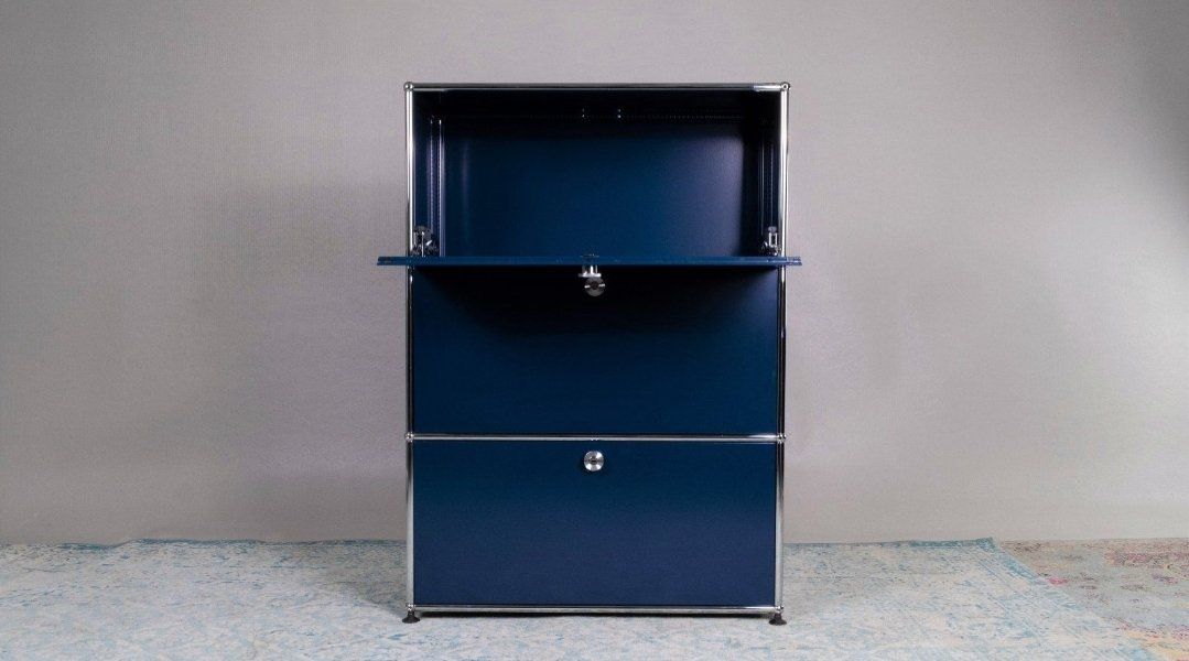 USM Scaffali: USM Regal Stahlblau (Preis VB) – Usato da Zürich venduto da LUXUS2020 1