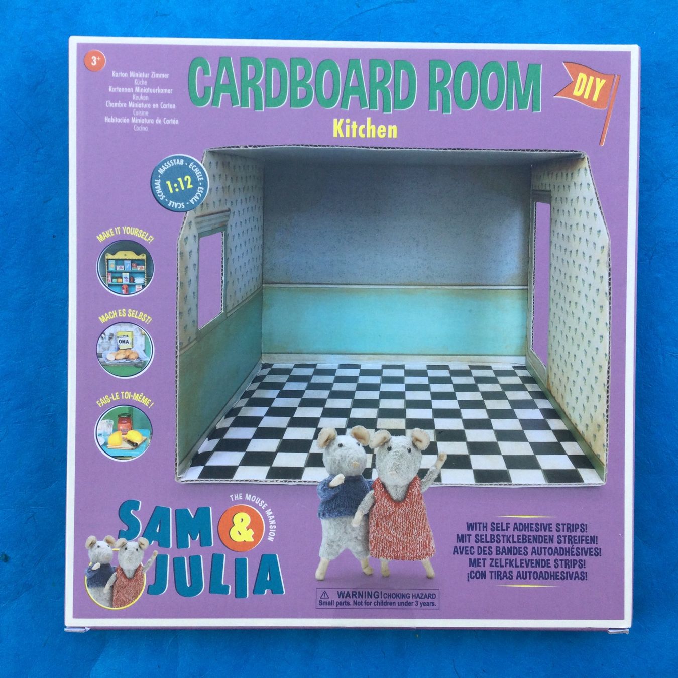 Case e mobili per bambole: Sam & Julia Das Mäusenhaus Karton Miniatur Küche – Nuovo e nell'imballaggio originale da S. Pietro venduto da pic_mc9g