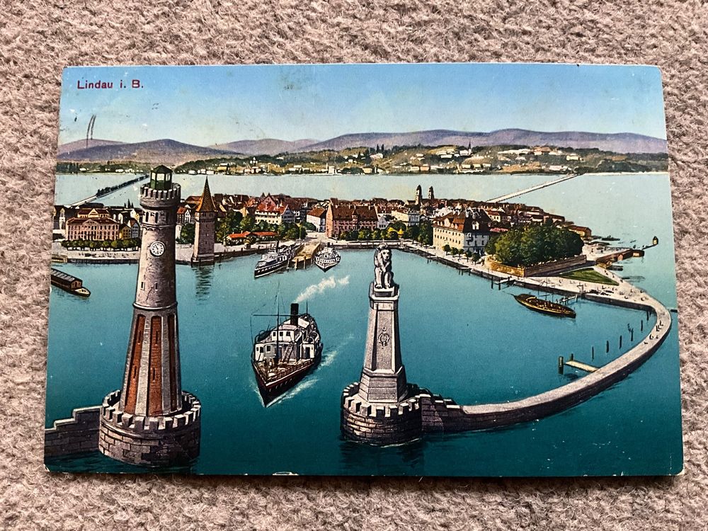 Alte Postkarte Lindau I. B. 1930 | Kaufen Auf Ricardo