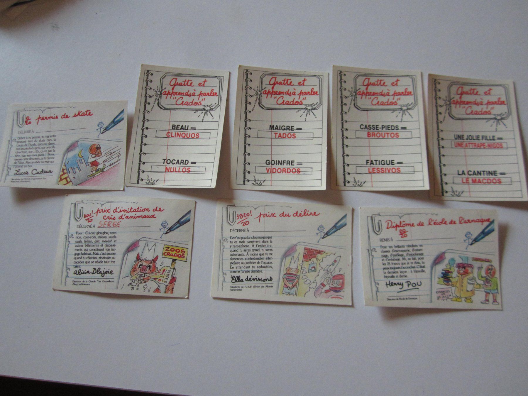Cartes à collectionner: Les Crados – Neuf (Voir description) à Tramelan par Tors 3