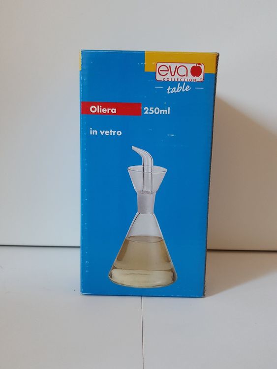 NERTHUS Oliera In Vetro 250 Ml - Anti Goccia E Pratica Per Olio E Aceto - 2