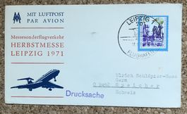 HERBSTMESSE LEIBZIG 1971 MESSESONDERFLUGERKEHR