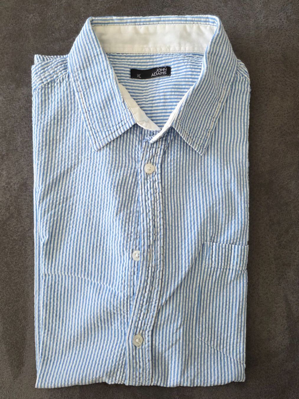 John Adams Camicie: Kurzarm-Herrenhemd John Adams Gr. XL – Usato da Liestal venduto da Gitterli01