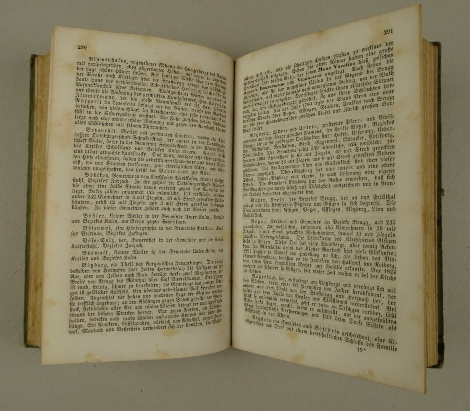 Bücher: DER CANTON AARGAU, 2 BÄNDE KOMPLETT, 1844 – Gebraucht aus Grüningen von Kartensammler 7