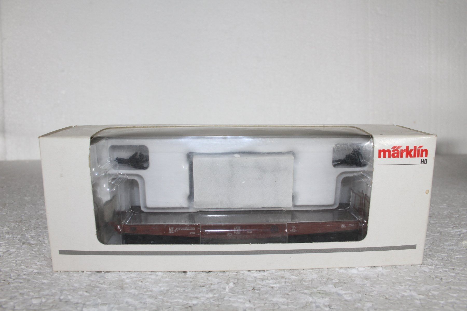 Märklin Modellini di ferrovie: MÄRKLIN_48662 FS Schwerlastwagen mit Marmor Block – Usato da Triesen venduto da cor_62ts 8