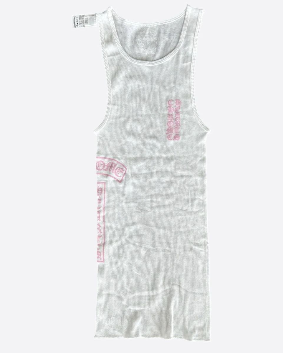 Chrome Hearts Top: Chrome Hearts Rib Tank Top – Nuovo (secondo la descrizione) da Stetten AG venduto da senijadb