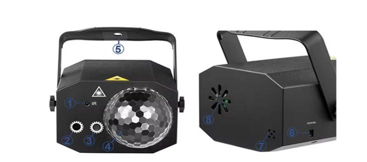 Lampade: Discokugel Discolicht Partylicht RGB – Nuovo e nell'imballaggio originale da Geneve venduto da Titi2008 1