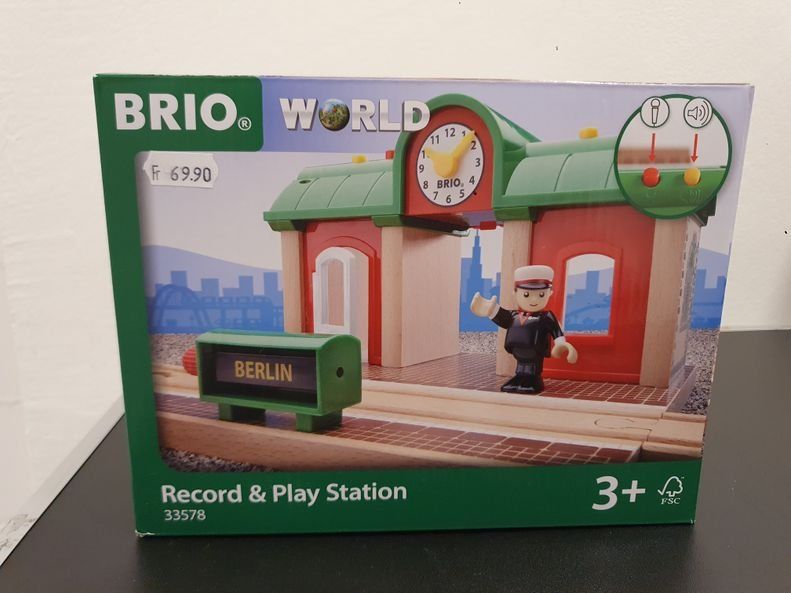 Brio Spielzeuge: Neu - Brio - 33578 - Record & Play Station – Neu und originalverpackt aus Dagmersellen von Jarsetz_Restposten