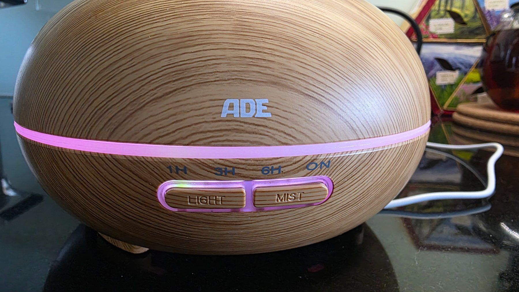Duftöldiffusoren: Diffuseur d'arômes ultrasonique ADE HM1902 avec éclairage – Gebraucht aus Attalens von Mishanya 4