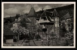 AK Neuveville, Villa Choisy mit Garten