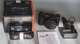 Sony Alpha a6400 mit Kit-Objektiv neuwertig, 400 Auslösungen