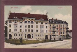 ST. GALLEN - Volksbad - 1910 // Kleinen Eckbüge //