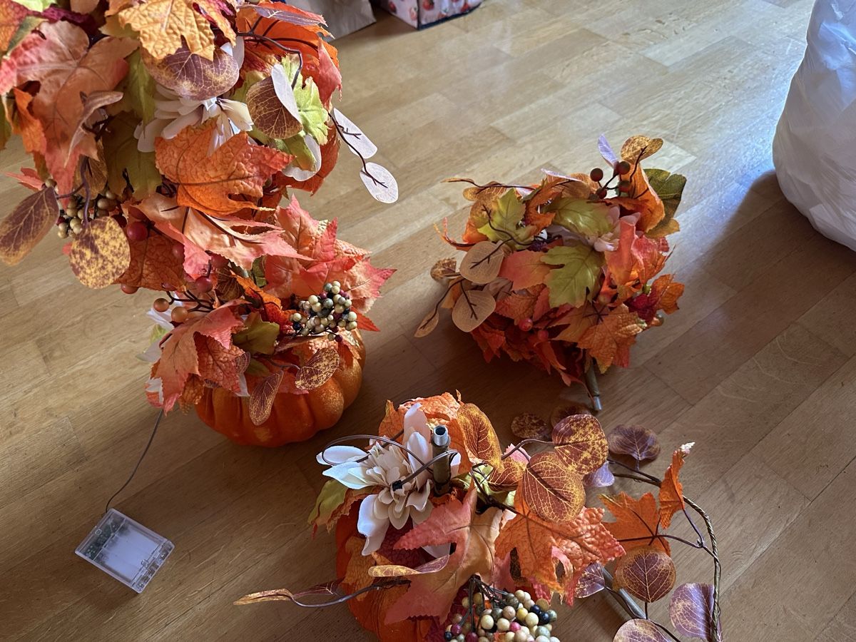 Alle Dekorationen: Herbstdeko Baum beleuchtet 🍁2 ST – Gebraucht aus Bern von Ruhrallee 5