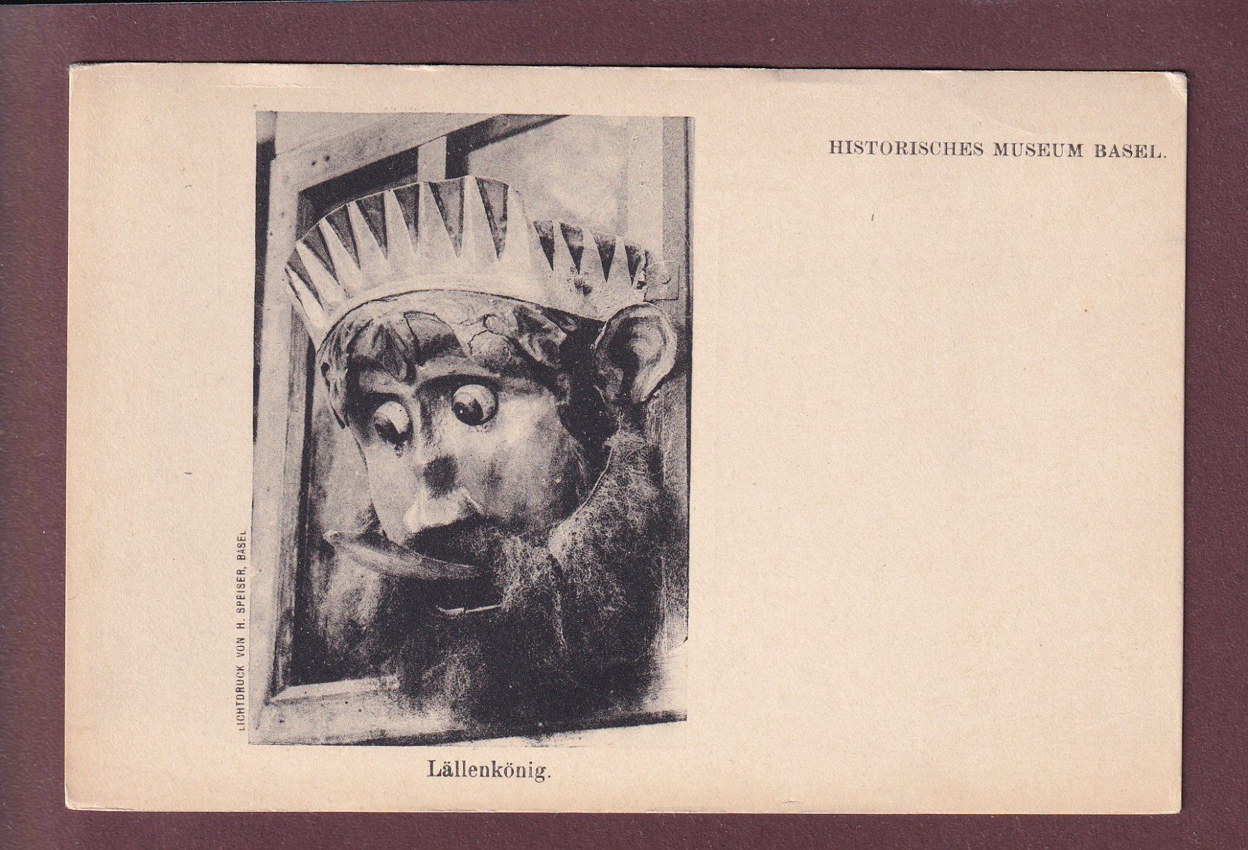 Cartes postales: BASEL - Lällenkönig – D'occasion à Pully par nicecards