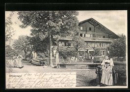 Wilderswyl, Gebäudeansicht, Frauen am B