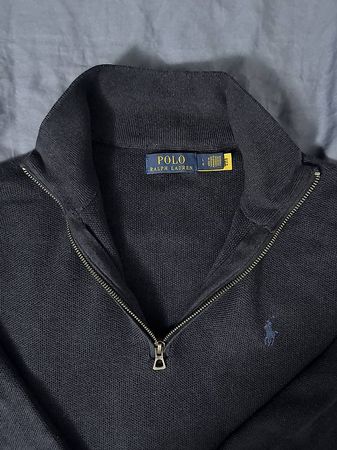 Polo Ralph Lauren Herren Quarter Zip Pullover  Dunkelgrau