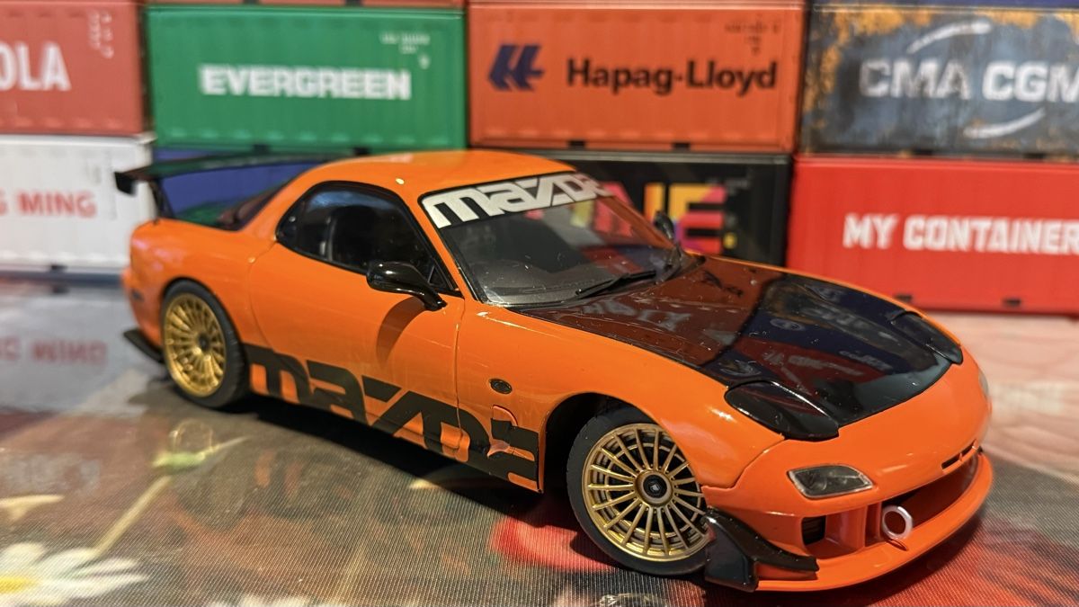 Mazda Modellautos: Mazda RX-7 orange – Neu (gemäss Beschreibung) aus Basel von Zomeg 8