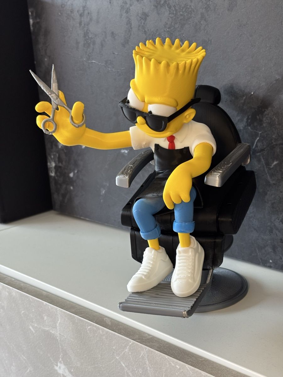Figuren: Statua Bart Barber 26 cm  – Gebraucht aus Chiasso von cra_q5rf 2