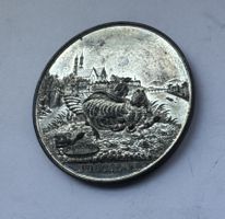 1856 Medaille Basel Erinnerung an Erdbeben -unz
