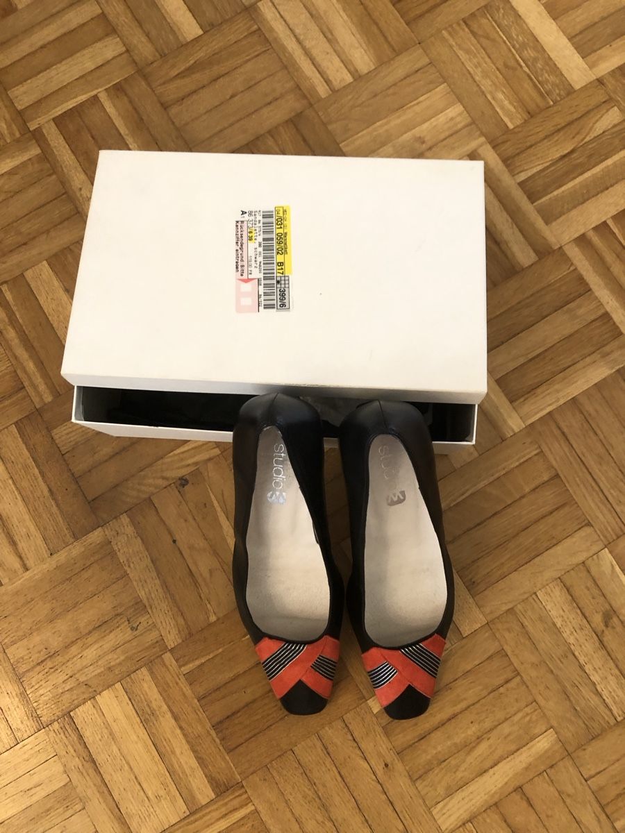 Scarpe da donna: Schicke Pumps Schwarz/Orange, Gr.39 – Usato da St.Gallen venduto da sangi56 1