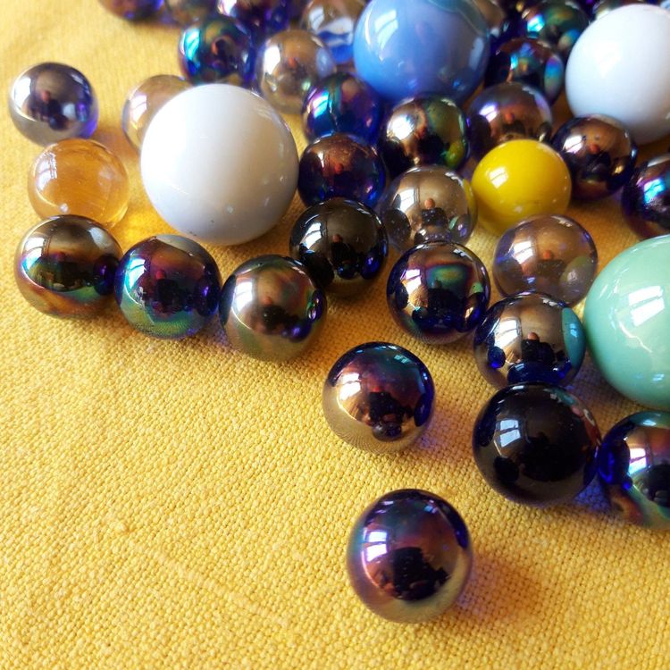 100 Stück Glasmurmeln 13mm - Transparente Kugeln Für Dekoration & Spiel