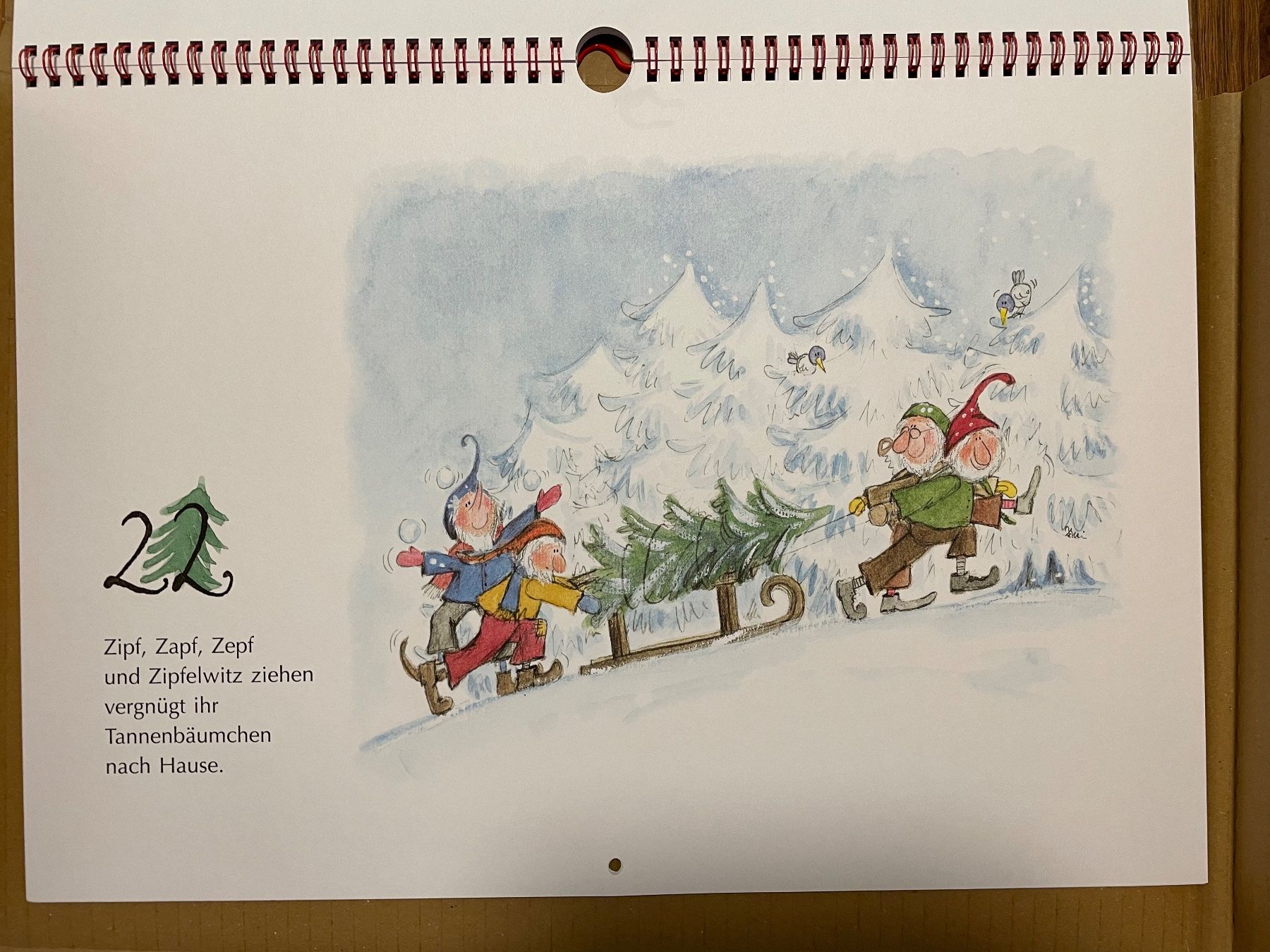 Calendari: Advent mit Zipf, Zapf, Adventskalender – Usato da Luzern venduto da Feliz 2