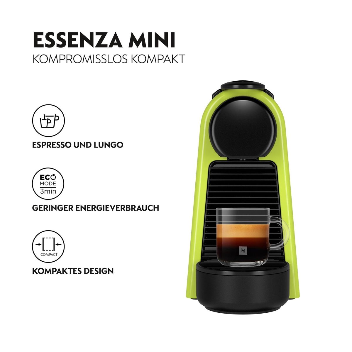 Nespresso Kaffeemaschinen & Espressomaschinen: Nespresso Essenza Mini Green – Gebraucht aus Dübendorf von abaguas 1