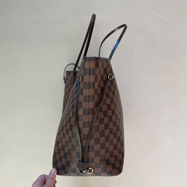 LOUIS VUITTON Neverfull GM Damier Ebene Canvas mit Pochette