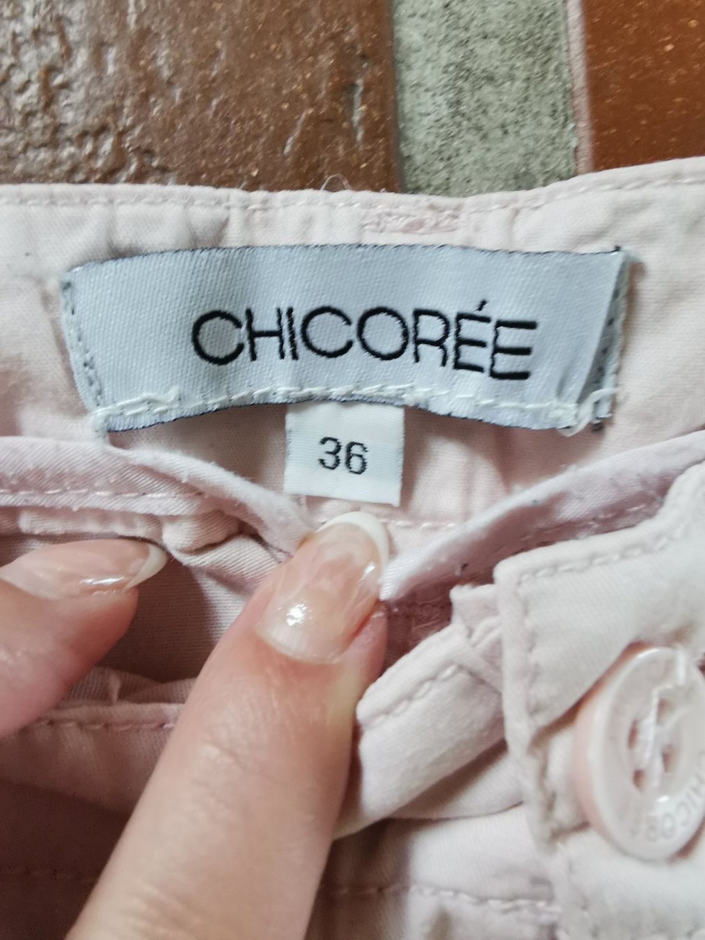 Hosen: Chicorée; hellrosa - rosa Hose / Chino Hose Gr. 36 – Gebraucht aus Boniswil von Totomat-Lady 4