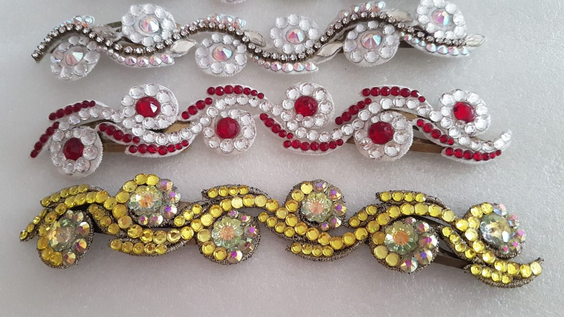 Accessori per capelli: Haarspange mit Swarovski Steinen 17cm. – Nuovo (secondo la descrizione) da Zürich venduto da 280_yc86 1