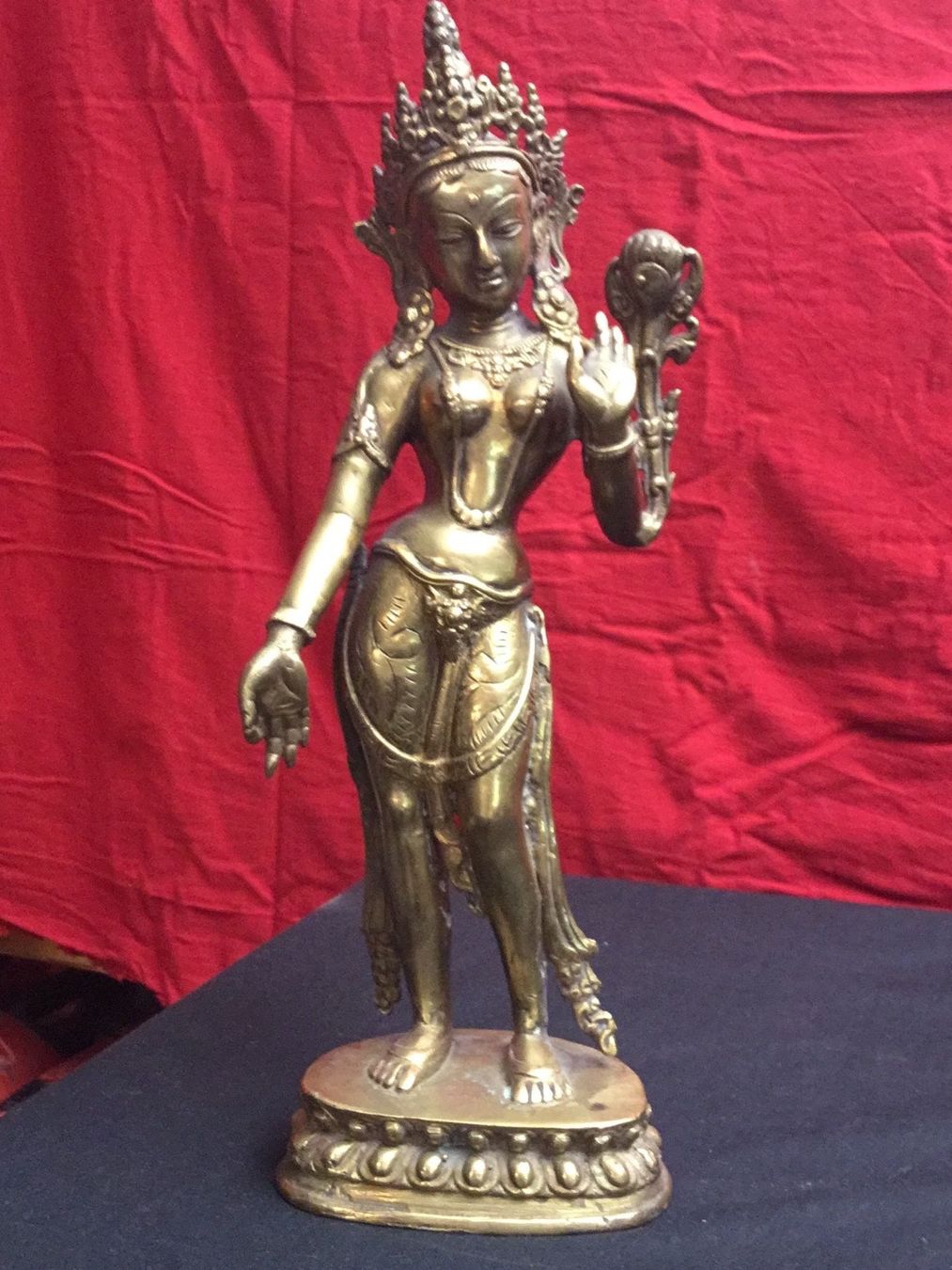 Sculture & Statue: Bronze Tara Figur, Nepal, Handarbeit – Usato da Schlieren venduto da Jeajet 4