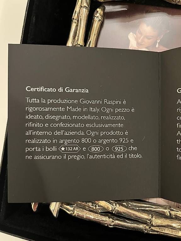 Cornici: Cornice in argento Giovanni Raspini – Nuovo e nell'imballaggio originale da Lugano venduto da luc_xdg5 2