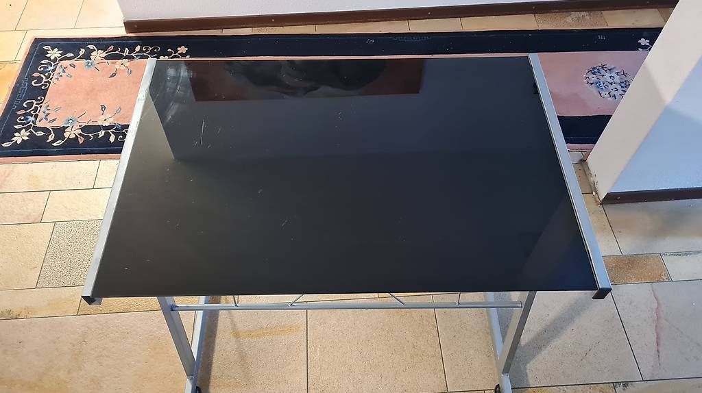 Schreibtische: Bureau métal et verre – Gebraucht aus Cornaux NE von Philippe777 3
