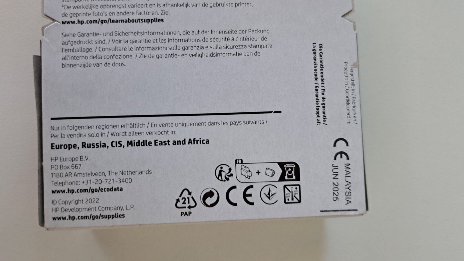 Hewlett Packard Cartouches & Toner: HP Farbpatrone – Neuf avec emballage d'origine à Heimberg par Chayenneli 1