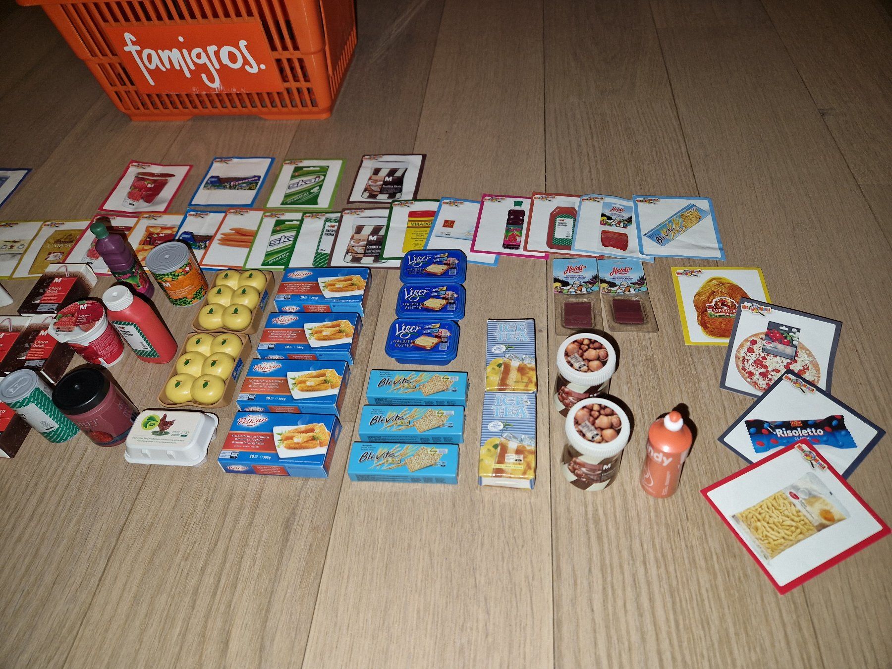 Migros Spielzeuge: Migroskörbli mit Miniaturprodukten – Gebraucht aus Sirnach von JuStaVerKauft 1