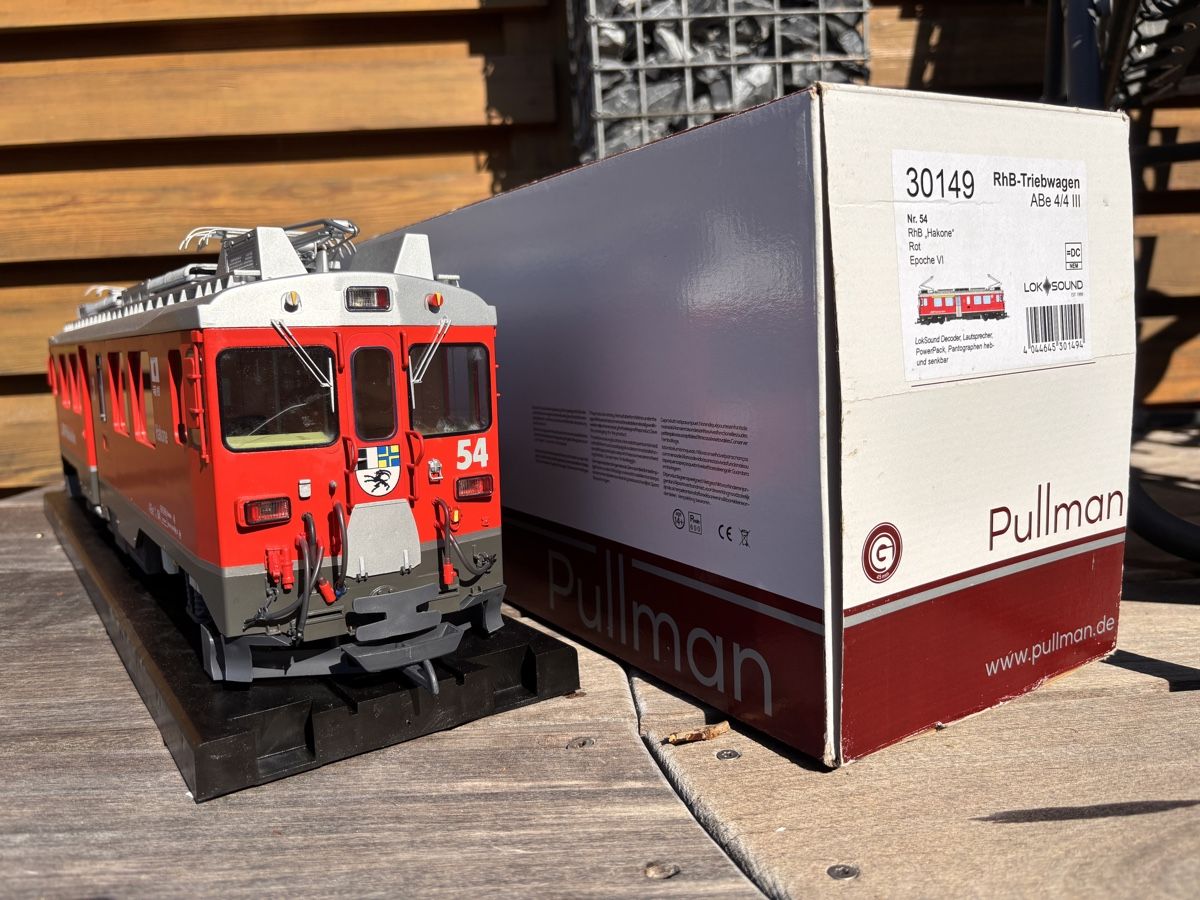 Esu Modellini di ferrovie: Esu pullman 30149 Rhb abe 4/4 lll – Usato da Ollon VD venduto da behemiste51 1