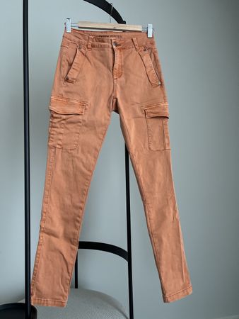 Marken Jeans Hose (Gr. 34) Orange