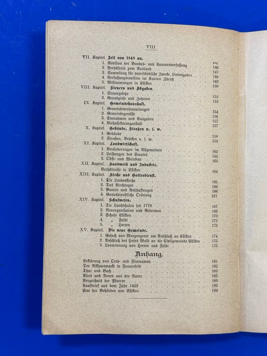 Libri: Geschichte der Gemeinde Ellikon an der Thur. 1894 – Usato da Adliswil venduto da buch_und_kunst 4
