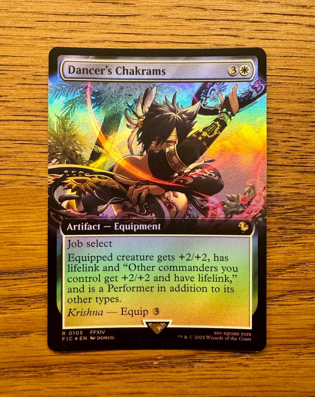 Magic The Gathering Sammelbilder & Trading cards: Foil Extended Art Dancer's Chakrams FINAL FANTASY NM – Neu (gemäss Beschreibung) aus Rechthalten von