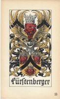Wappen Fürstenberger Basel Wappenbuch Carl Roschet Heraldik