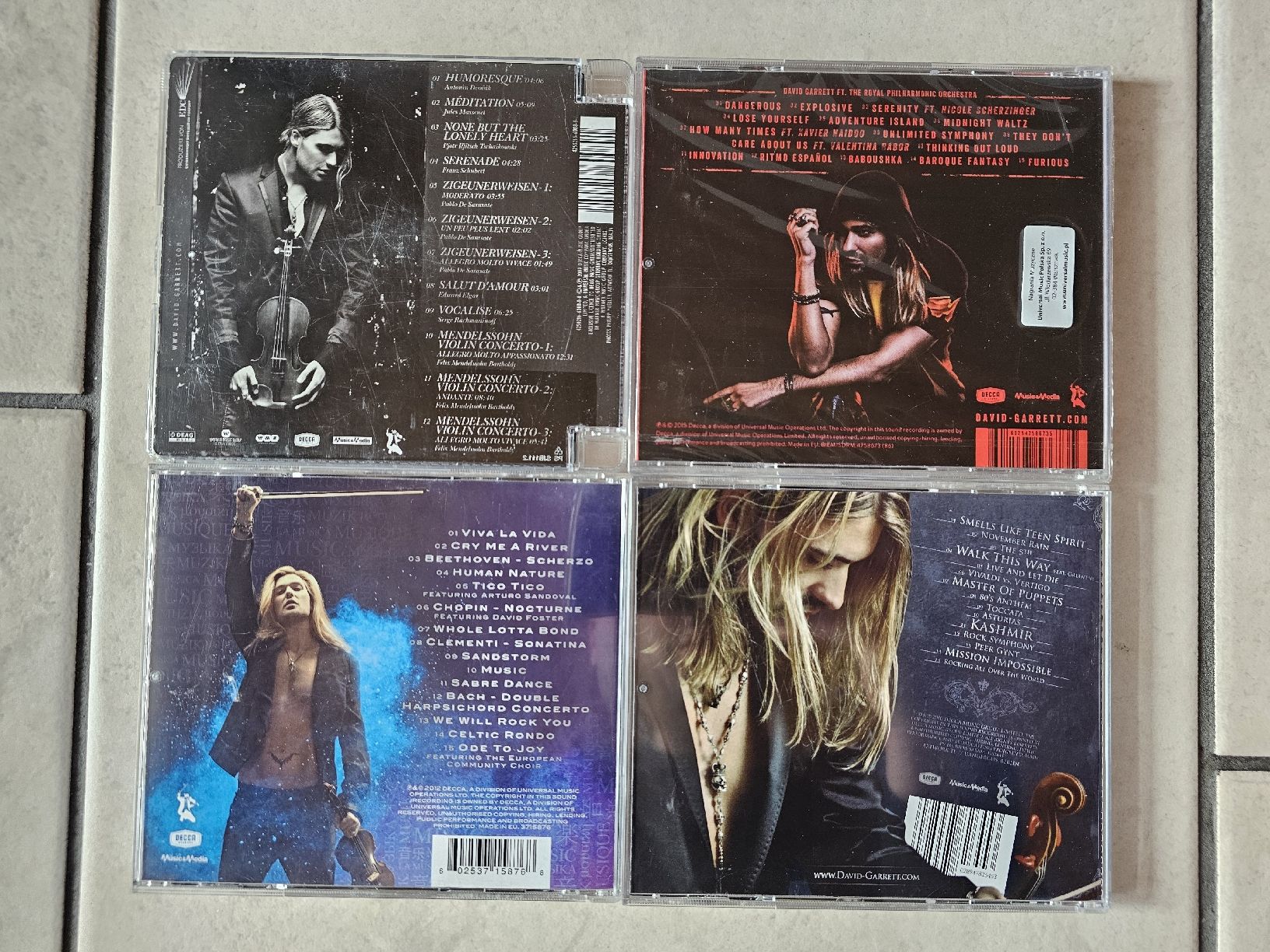 CD: 4x  David Garrett  Alben – Usato da Schneisingen venduto da backstore24 1