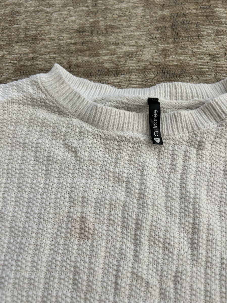 Pullover & Sweatshirts: Pull chicorée crème à boutons, manches longues – Gebraucht aus St-George von elena27 2